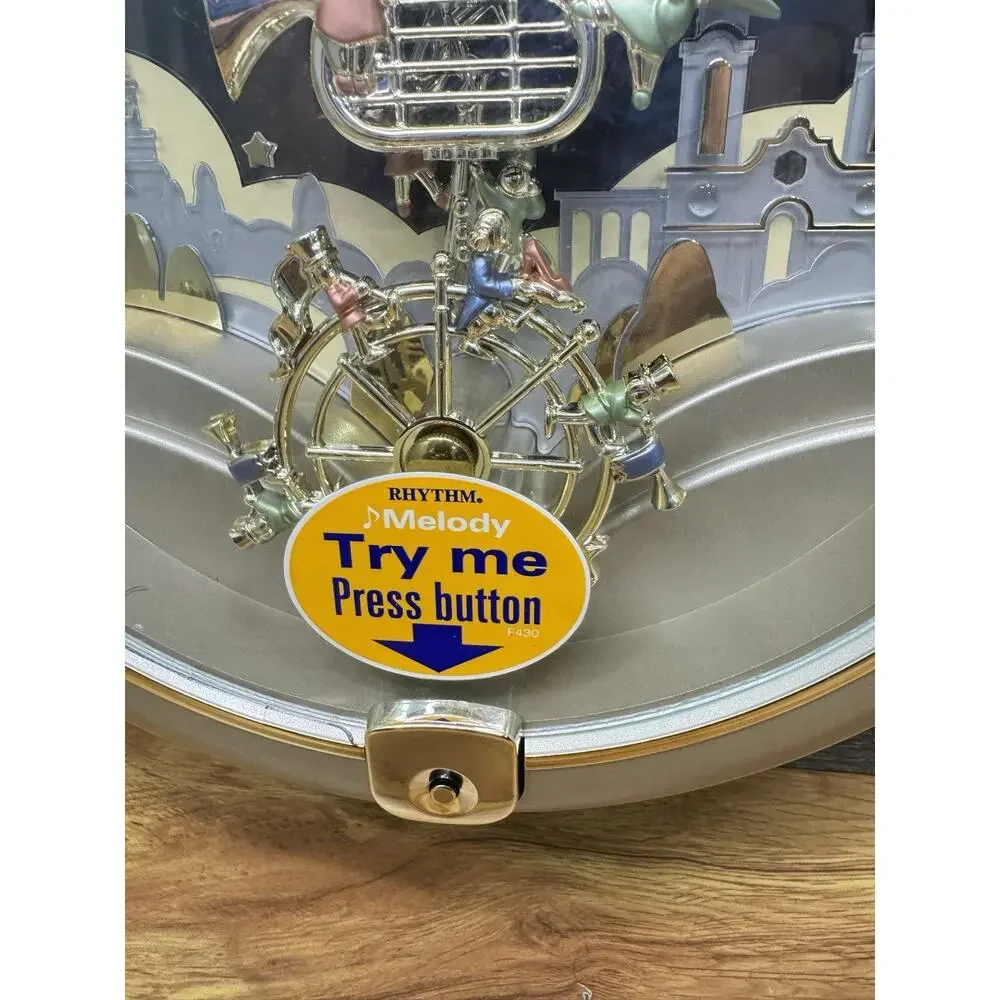 Small World Rhythm Clock - Carnival - Plays Melodies Lights & Sound Working